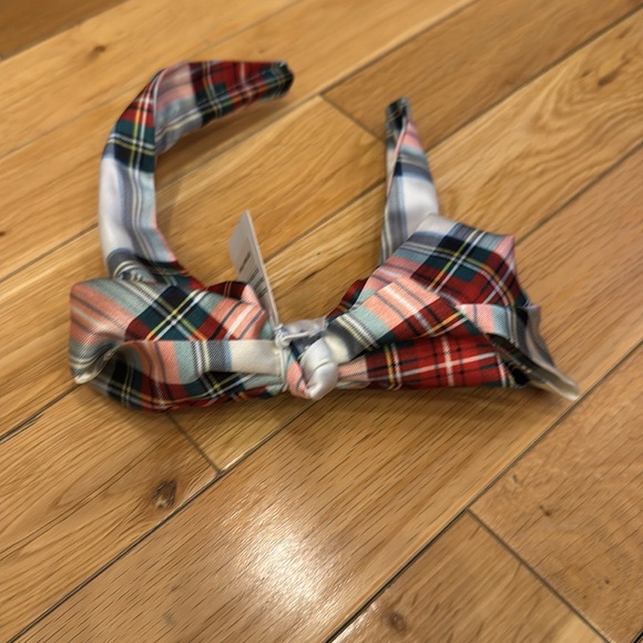 JCrew plaid silk headband 3 - Picture 3 of 5